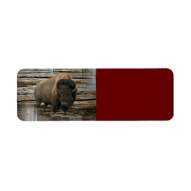 Buffalo Return Address Label (Front)