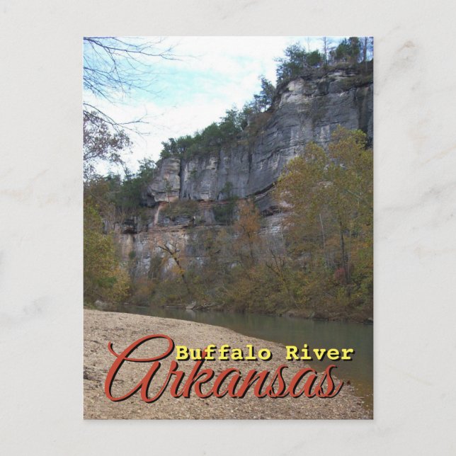 Buffalo River, Arkansas Travel Photograph Postcard (Front)