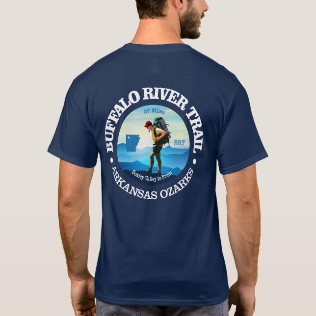 Buffalo River Trail (C) T-Shirt (Back)