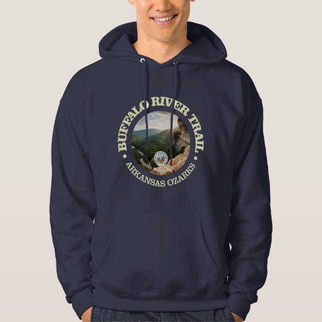 Buffalo River Trail (rd) Hoodie (Front)
