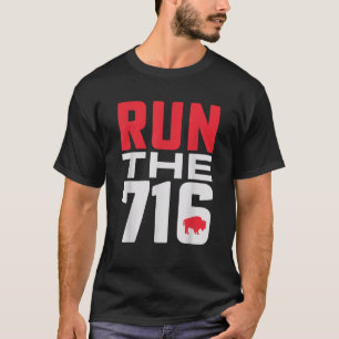 Buffalo Runner Run the 716 Buffalo NY T Shirt