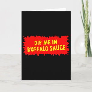 Buffalo Sauce Hot Chicken Wings R Food Card