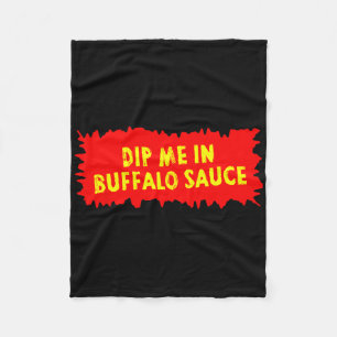 Buffalo Sauce Hot Chicken Wings R Food  Fleece Blanket