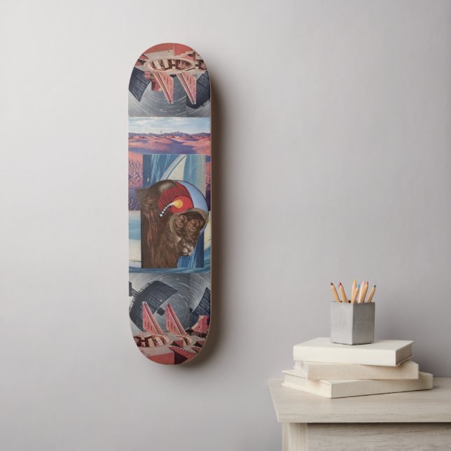 Buffalo Skateboard (Wall Art)