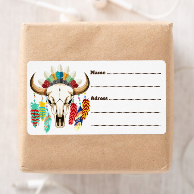 Buffalo Skull Native American Emblem (Insitu)