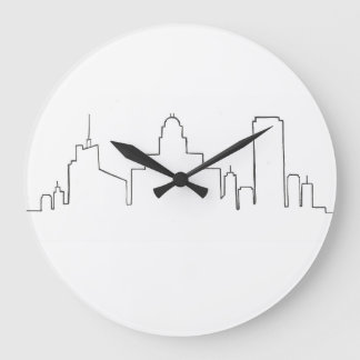 Buffalo Skyline Circular Clock