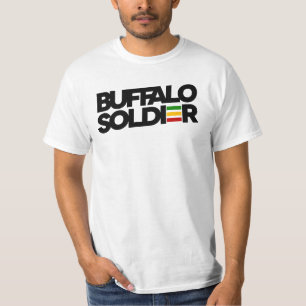 Buffalo Soldier Rasta Colours Reggae T-Shirt