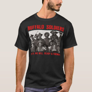 Buffalo Soldiers 9th and 10th Cavalry African Amer T-Shirt