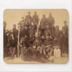 Buffalo Soldiers Black Freedom Fighters Mouse Pad