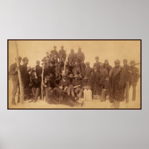 Buffalo Soldiers Black Freedom Fighters Poster