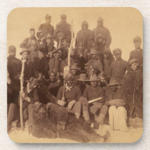 Buffalo Soldiers, First Black Regiment Coaster