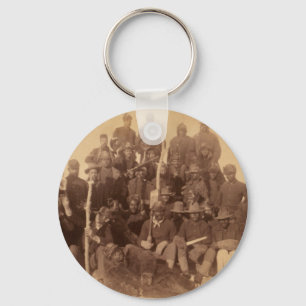 Buffalo Soldiers, First Black Regiment Keychain