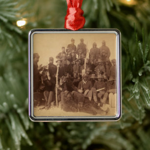 Buffalo Soldiers, First Black Regiment Metal Ornam Metal Ornament