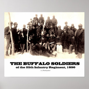 Buffalo Soldiers of the 25th Regiment Poster