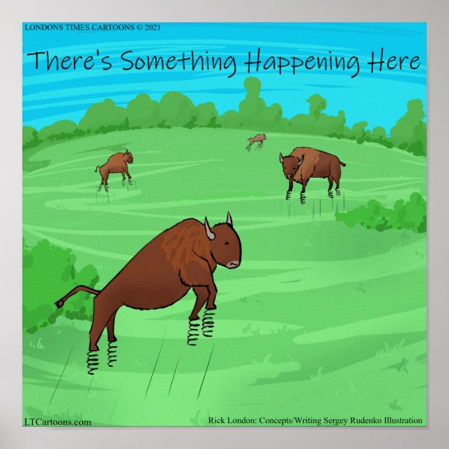 Buffalo Springfield For What It's Worth Comic Poster (Front)