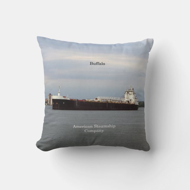 Buffalo square pillow (Front)