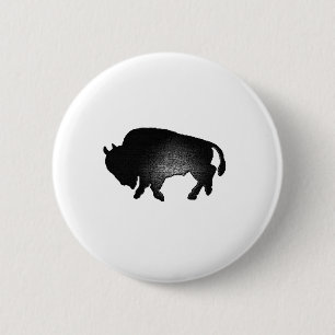 buffalo state 6 cm round badge