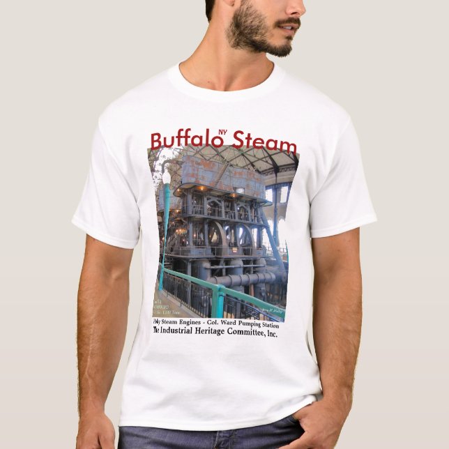 Buffalo Steam Engine T-Shirt (Front)