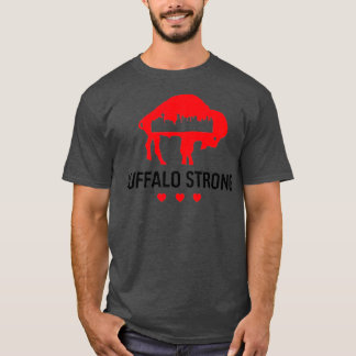 Buffalo Strong Pray For Buffalo US American Flag W T-Shirt