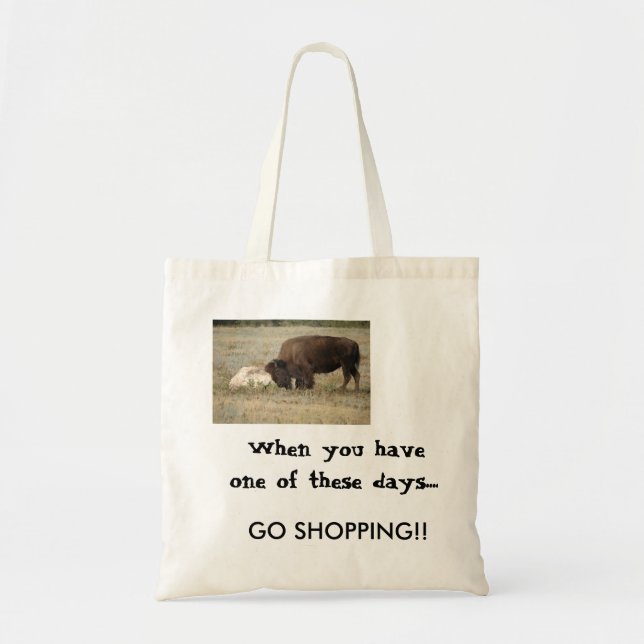 Buffalo style bad day........ tote bag (Front)