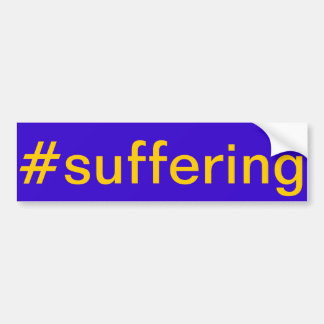 Buffalo #Suffering Bumper Sticker