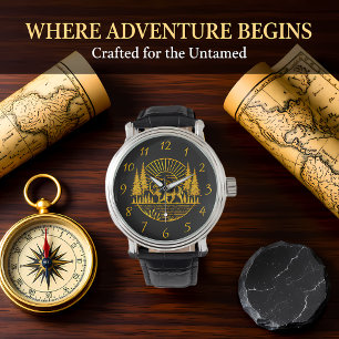 Buffalo Walking by the River at Sunset Watch