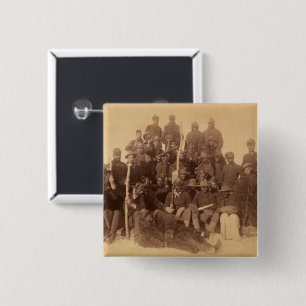 Buffalo Warriors: American Black Fighting Cavalry 15 Cm Square Badge