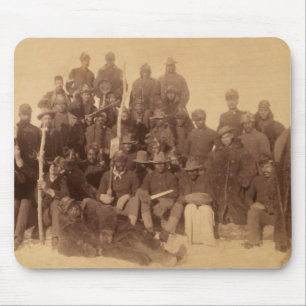 Buffalo Warriors: American Black Fighting Cavalry Mouse Pad