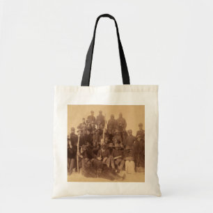 Buffalo Warriors: American Black Fighting Cavalry Tote Bag