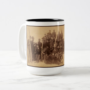 Buffalo Warriors: American Black Fighting Cavalry Two-Tone Coffee Mug
