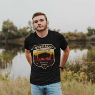 Buffalo Wild Zone Family Camp   Men T-Shirt