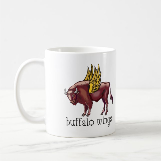 BUFFALO WINGS COFFEE MUG (Left)