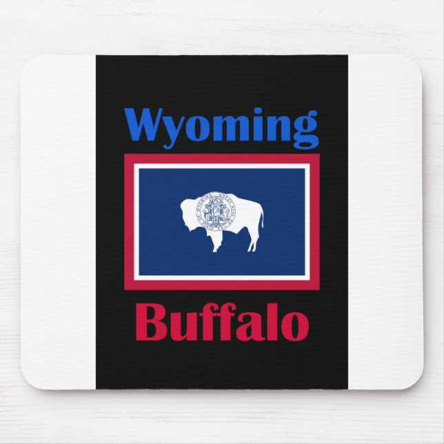 Buffalo Wyoming Mouse Pad (Front)