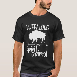 Buffaloes Are My Spirit Animal For Men Women Tama T-Shirt