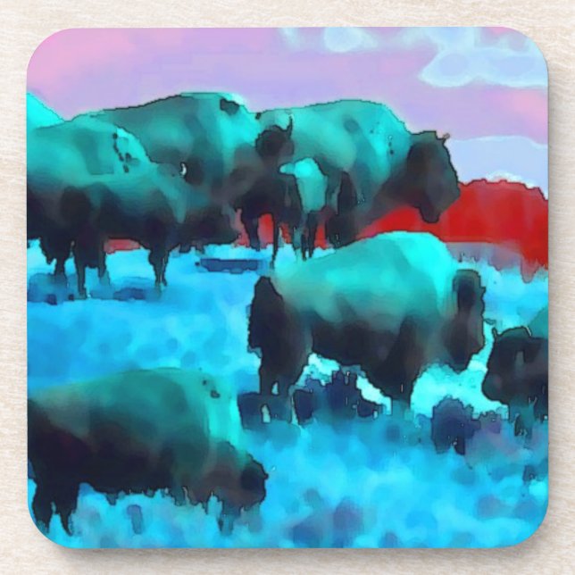 Buffaloes Coaster (Front)