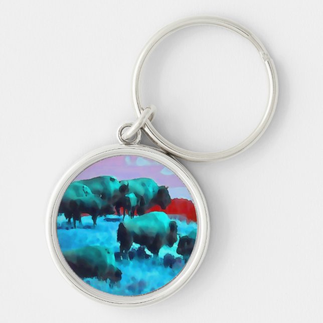 Buffaloes Key Ring (Front)
