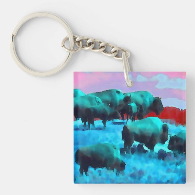 Buffaloes Key Ring (Front)