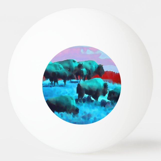 Buffaloes Ping Pong Ball (Front)
