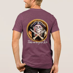 Buffaneers Pirate "Take Me to Your Lido"  Tri-Blend Shirt