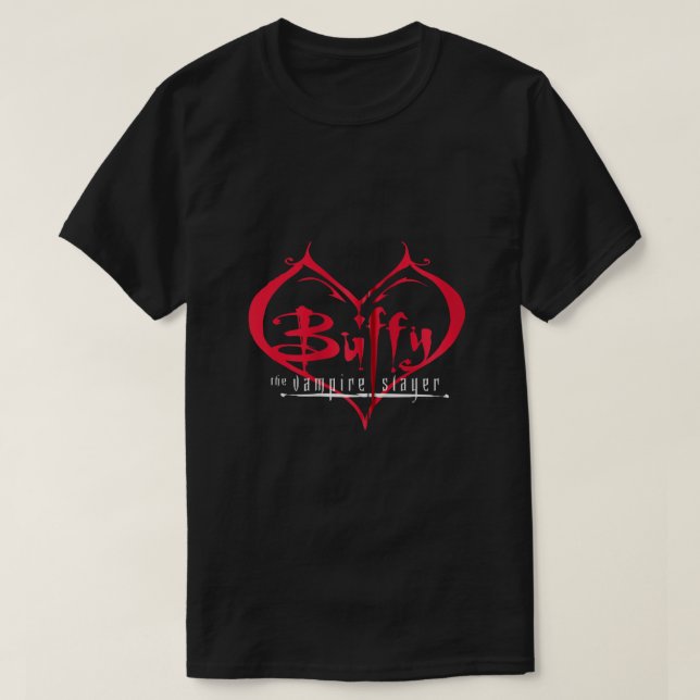 Buffy the Vampire Slayer Gothic Heart Zip Hoodie40 T-Shirt (Design Front)