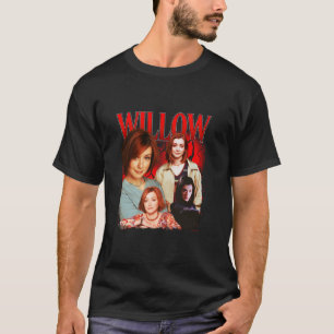 Buffy The Vampire Slayer Iconic Willow Collage 90s T-Shirt