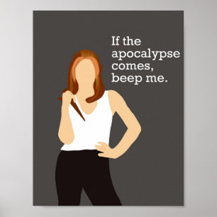 buffy the vampire slayer if the apocalypse comes b poster