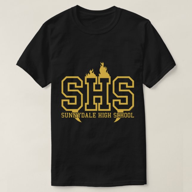 Buffy the Vampire Slayer Sunnydale High School Log T-Shirt (Design Front)