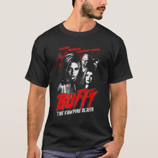 Buffy the Vampire Slayer Vintage Horror Poster  T-Shirt