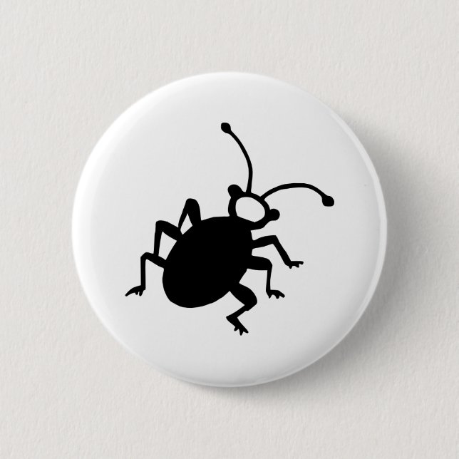 Bug 6 Cm Round Badge (Front)