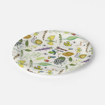 Bug Birthday Plates Personalised