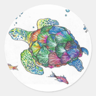 bug classic round sticker