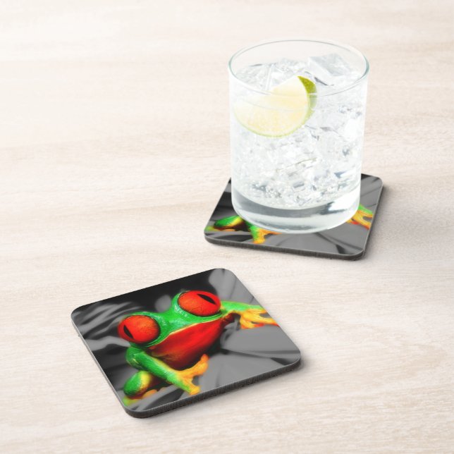 Bug-Eyed Frog Coaster (Right Side)