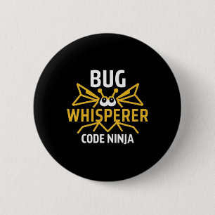 Bug Hunt Vulnerable Hunting Cyber Threat Bug Bount 6 Cm Round Badge