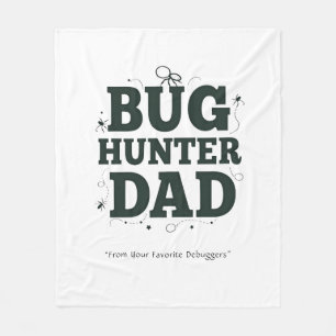 Bug Hunter Dad Blanket – Best Dad Ever Throw